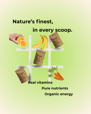 102+ benefits inside of a plant that replaces bananas, oranges and carrots and more inside 1 scoop