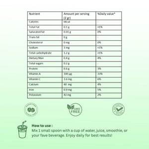 Energyze™ Premium Indian Moringa Powder