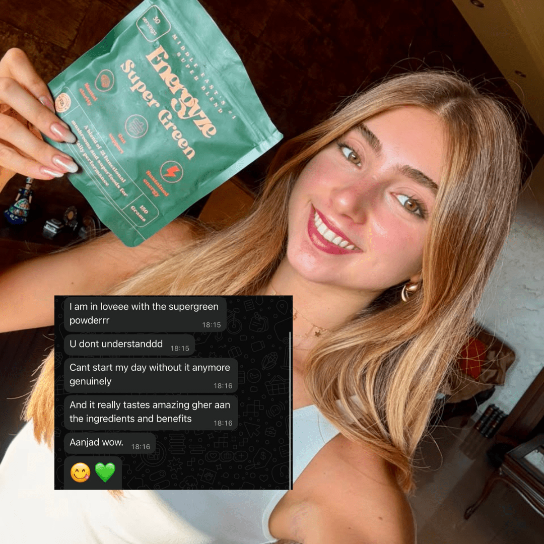 Energyze 21 Ingredients Supergreen - GetEnergyze